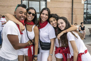 Fotos del cohete de las fiestas de Sesma 2018