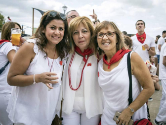 Fotos del cohete de las fiestas de Sesma 2018