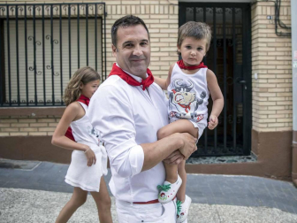Fotos del cohete de las fiestas de Sesma 2018