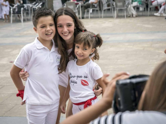 Fotos del cohete de las fiestas de Sesma 2018