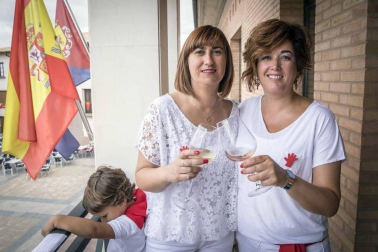 Fotos del cohete de las fiestas de Sesma 2018