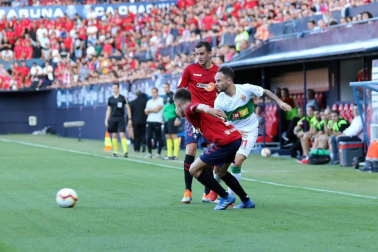 Fotos del partido disputado en El Sadar el domingo 26 de agosto, correspondiente a la segunda jornada de la Liga 1,2,3.