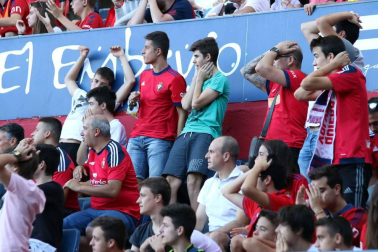 Fotos del partido disputado en El Sadar el domingo 26 de agosto, correspondiente a la segunda jornada de la Liga 1,2,3.