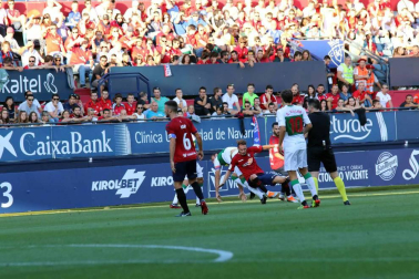 Fotos del partido disputado en El Sadar el domingo 26 de agosto, correspondiente a la segunda jornada de la Liga 1,2,3.
