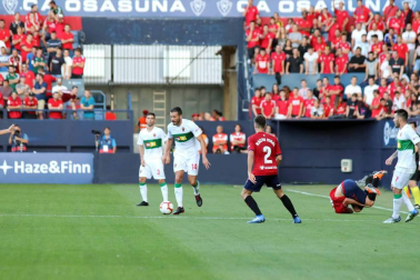 Fotos del partido disputado en El Sadar el domingo 26 de agosto, correspondiente a la segunda jornada de la Liga 1,2,3.