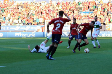 Fotos del partido disputado en El Sadar el domingo 26 de agosto, correspondiente a la segunda jornada de la Liga 1,2,3.