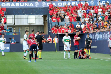 Fotos del partido disputado en El Sadar el domingo 26 de agosto, correspondiente a la segunda jornada de la Liga 1,2,3.