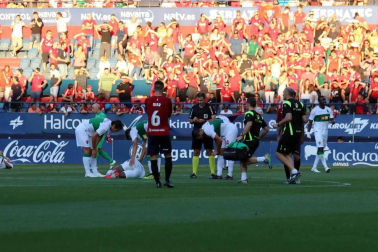 Fotos del partido disputado en El Sadar el domingo 26 de agosto, correspondiente a la segunda jornada de la Liga 1,2,3.