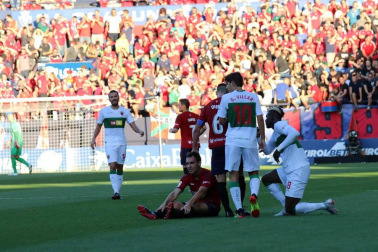 Fotos del partido disputado en El Sadar el domingo 26 de agosto, correspondiente a la segunda jornada de la Liga 1,2,3.
