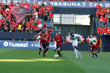 Fotos del partido disputado en El Sadar el domingo 26 de agosto, correspondiente a la segunda jornada de la Liga 1,2,3.