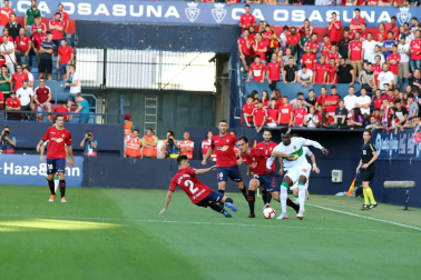 Fotos del partido disputado en El Sadar el domingo 26 de agosto, correspondiente a la segunda jornada de la Liga 1,2,3.