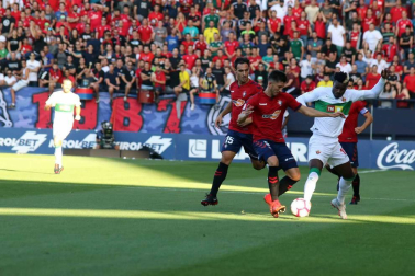 Fotos del partido disputado en El Sadar el domingo 26 de agosto, correspondiente a la segunda jornada de la Liga 1,2,3.