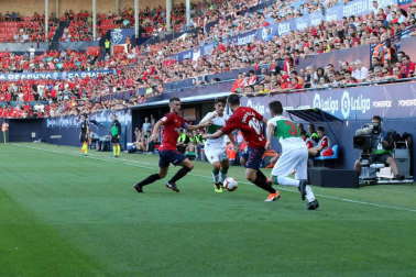Fotos del partido disputado en El Sadar el domingo 26 de agosto, correspondiente a la segunda jornada de la Liga 1,2,3.