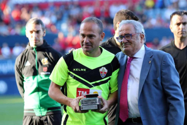Fotos del partido disputado en El Sadar el domingo 26 de agosto, correspondiente a la segunda jornada de la Liga 1,2,3.