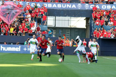 Fotos del partido disputado en El Sadar el domingo 26 de agosto, correspondiente a la segunda jornada de la Liga 1,2,3.