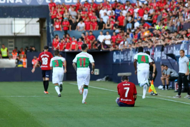 Fotos del partido disputado en El Sadar el domingo 26 de agosto, correspondiente a la segunda jornada de la Liga 1,2,3.