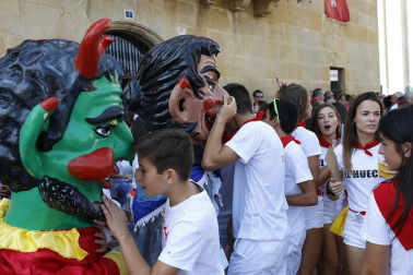 Fotos del cohete de las fiestas de Murillo el Fruto 2018