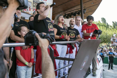 Fotos del cohete de las fiestas de Berriozar 2018