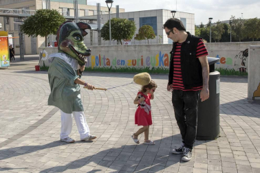 Fotos del cohete de las fiestas de Berriozar 2018