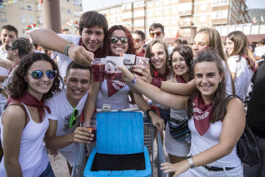 Fotos del cohete de las fiestas de Berriozar 2018