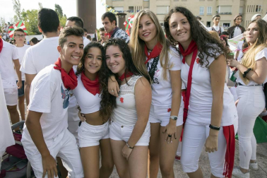 Fotos del cohete de las fiestas de Berriozar 2018