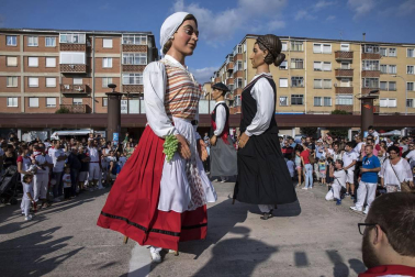Fotos del cohete de las fiestas de Berriozar 2018