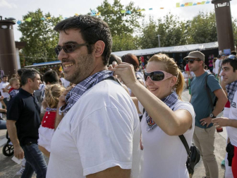 Fotos del cohete de las fiestas de Berriozar 2018