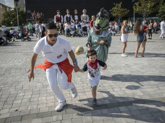 Fotos del cohete de las fiestas de Berriozar 2018