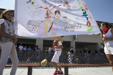 Imágenes del cohete de fiestas de Beriáin 2018