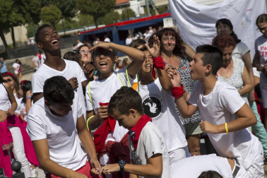 Imágenes del cohete de fiestas de Beriáin 2018