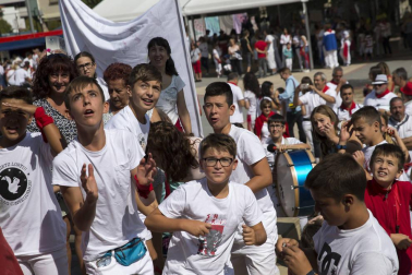 Imágenes del cohete de fiestas de Beriáin 2018