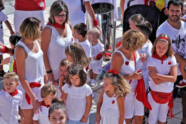 Imágenes del cohete de fiestas de Ayegui 2018
