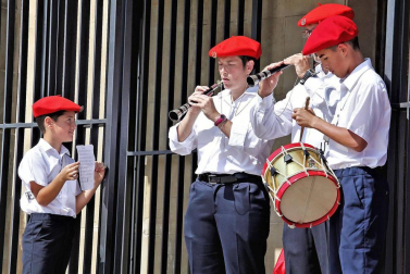 Imágenes del cohete de fiestas de Ayegui 2018