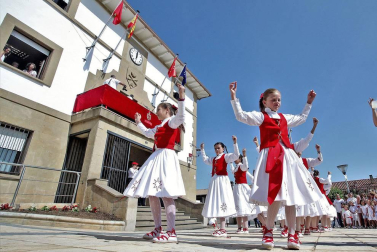 Imágenes del cohete de fiestas de Ayegui 2018