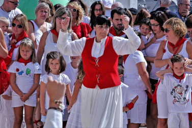 Imágenes del cohete de fiestas de Ayegui 2018