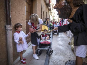 Lumbier celebró este viernes, 31 de agosto, el día grande de sus fiestas en honor a San Ramón