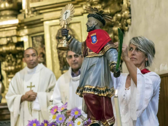 Lumbier celebró este viernes, 31 de agosto, el día grande de sus fiestas en honor a San Ramón