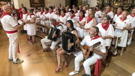 Lumbier celebró este viernes, 31 de agosto, el día grande de sus fiestas en honor a San Ramón