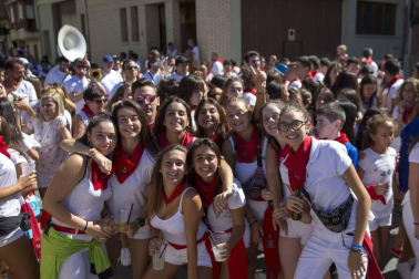 Caparroso arrancó este sábado, 1 de septiembre, sus fiestas patronales en honor a Santa Fe. La agenda festiva se prolongará hasta el día 8