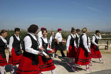 Fotos de la procesión en el Día de Santa Fe de las fiestas de Caparroso 2018, 2 de septiembre