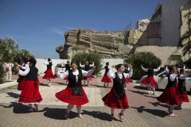 Fotos de la procesión en el Día de Santa Fe de las fiestas de Caparroso 2018, 2 de septiembre