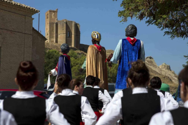 Fotos de la procesión en el Día de Santa Fe de las fiestas de Caparroso 2018, 2 de septiembre