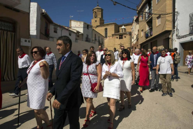 Fotos de la procesión en el Día de Santa Fe de las fiestas de Caparroso 2018, 2 de septiembre