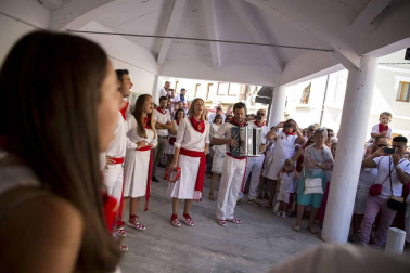 Fotos de la procesión en el Día de Santa Fe de las fiestas de Caparroso 2018, 2 de septiembre