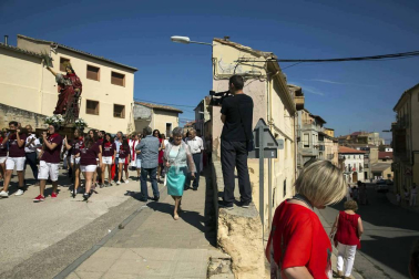 Fotos de la procesión en el Día de Santa Fe de las fiestas de Caparroso 2018, 2 de septiembre