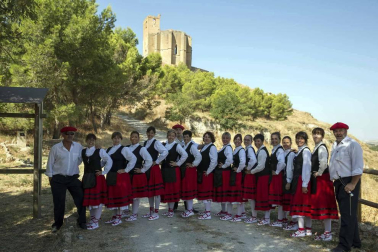 Fotos de la procesión en el Día de Santa Fe de las fiestas de Caparroso 2018, 2 de septiembre