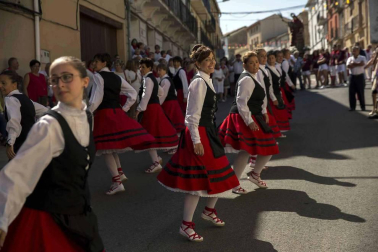 Fotos de la procesión en el Día de Santa Fe de las fiestas de Caparroso 2018, 2 de septiembre