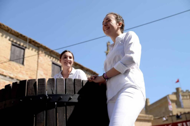 Imágenes de la Fiesta de la Vendimia de Navarra, celebrada en Olite este domingo, 2 de septiembre, y organizada por la Cofradía del Vino de Navarra.
