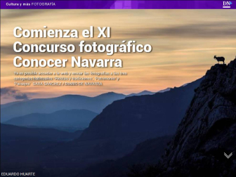 Además, el arranque del concurso fotográfico de Conocer Navarra