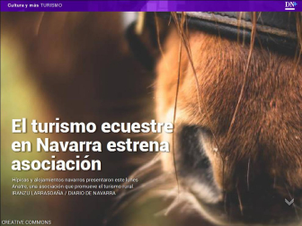 Además, la primera asociación ecuestre que fomenta el turismo rural